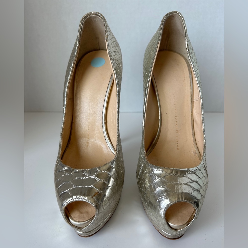 Giuseppe Zanotti Italian Platform peep toe